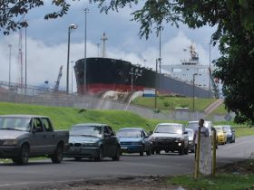 Road along the locks of the Panama Canal, Panama, pictured.) – Best Places In The World To Retire – International Living